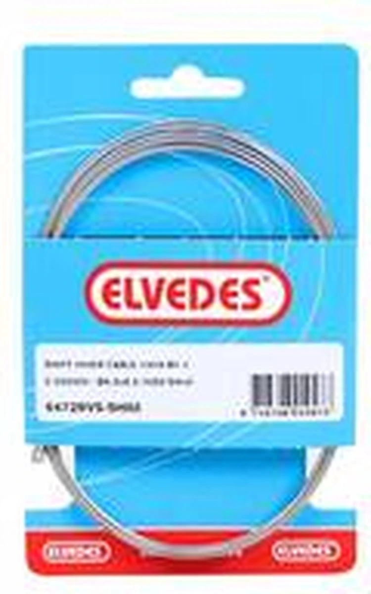 Schakel Binnenkabel Elvedes Voor Shimano 2250mm RVS ø1,1mm Shimano N-nippel (op Kaart) 8 Schakel Binnenkabel Elvedes Voor Shimano 2250mm RVS ø1,1mm Shimano N-nippel (op Kaart) - Afbeelding 8