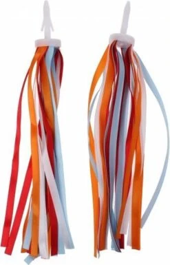 PexKids Fraaie Franje Stuurslingers - Streamers - Stuur Versiering 26 Cm Blauw/Oranje -Fietsuitrustings Winkel 769x1200 2