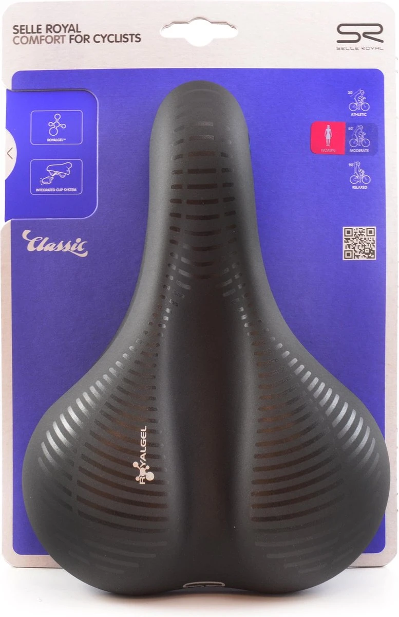 Selle Royal Avenue Moderate 8466 - Fietszadel - Gel - Zwart 9 Selle Royal Avenue Moderate 8466 - Fietszadel - Gel - Zwart - Afbeelding 9