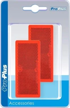 PROPLUS Pro Plus Reflector Zelfklevend - 82 X 36 Mm - Rood - 2 Stuks 29 PROPLUS Pro Plus Reflector Zelfklevend - 82 X 36 Mm - Rood - 2 Stuks -Fietsuitrustings Winkel 780x1200 2