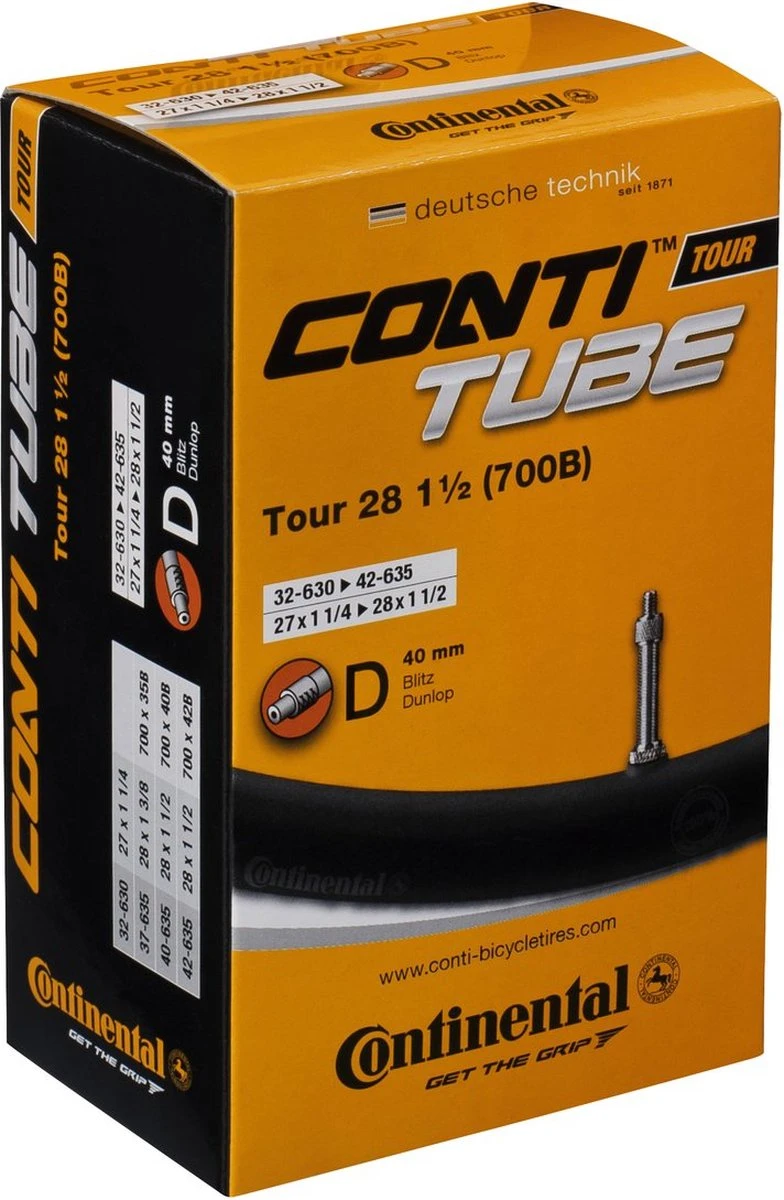 Continental Binnenband 28/27 X 1 1/4-1.75(32/47-622) Dv 40 Mm 1 Continental Binnenband 28/27 X 1 1/4-1.75(32/47-622) Dv 40 Mm