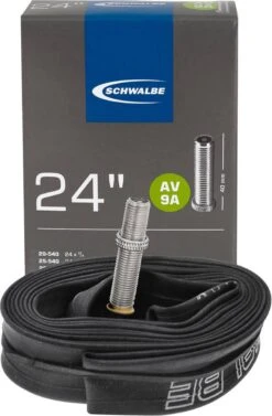 Schwalbe Binnenband 24 X 3/4 / 1 1/8 (20/28-540/541) Av 9a 40 Mm -Fietsuitrustings Winkel 787x1200