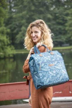 New Looxs Forest Lilly Enkele Fietstas Shopper - 18 Liter - Blauw 13 New Looxs Forest Lilly Enkele Fietstas Shopper - 18 Liter - Blauw -Fietsuitrustings Winkel 799x1200 1