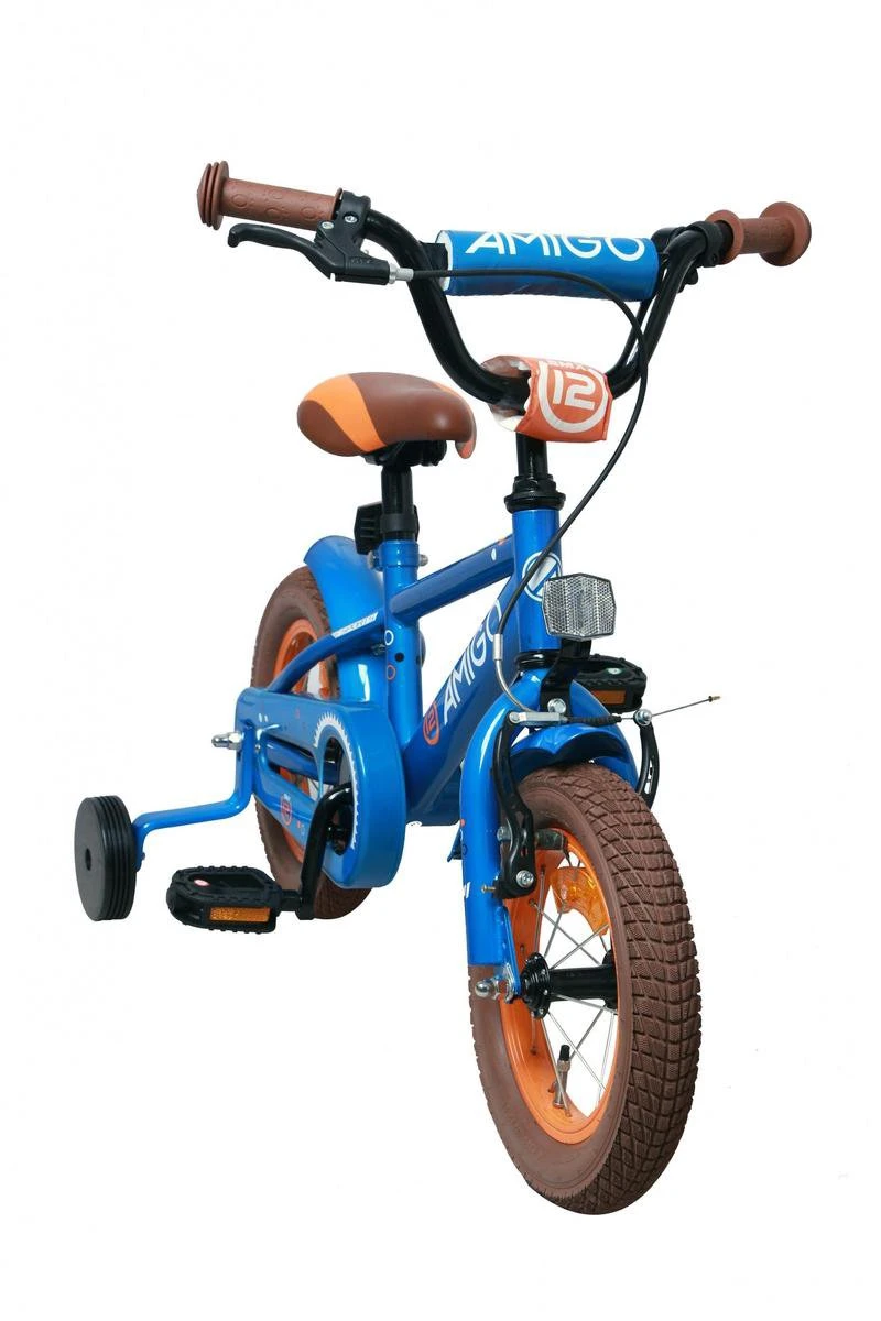Amigo Sports Jongensfiets - Kinderfiets 12 Inch - Blauw 2 Amigo Sports Jongensfiets - Kinderfiets 12 Inch - Blauw - Afbeelding 2