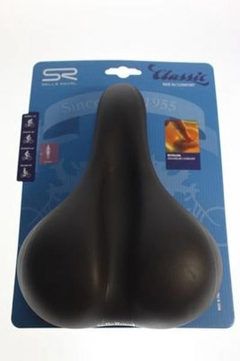 Selle Royal Avenue Moderate 8466 - Fietszadel - Gel - Zwart 15 Selle Royal Avenue Moderate 8466 - Fietszadel - Gel - Zwart - Afbeelding 15