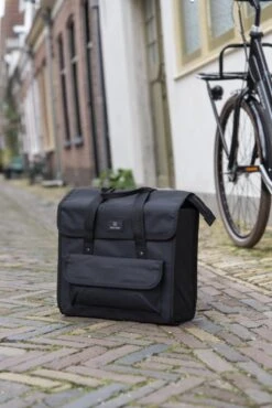 Fastrider Shopper Luxe Enkele Fietstas Zwart - 23L 15 Fastrider Shopper Luxe Enkele Fietstas Zwart - 23L -Fietsuitrustings Winkel 801x1200