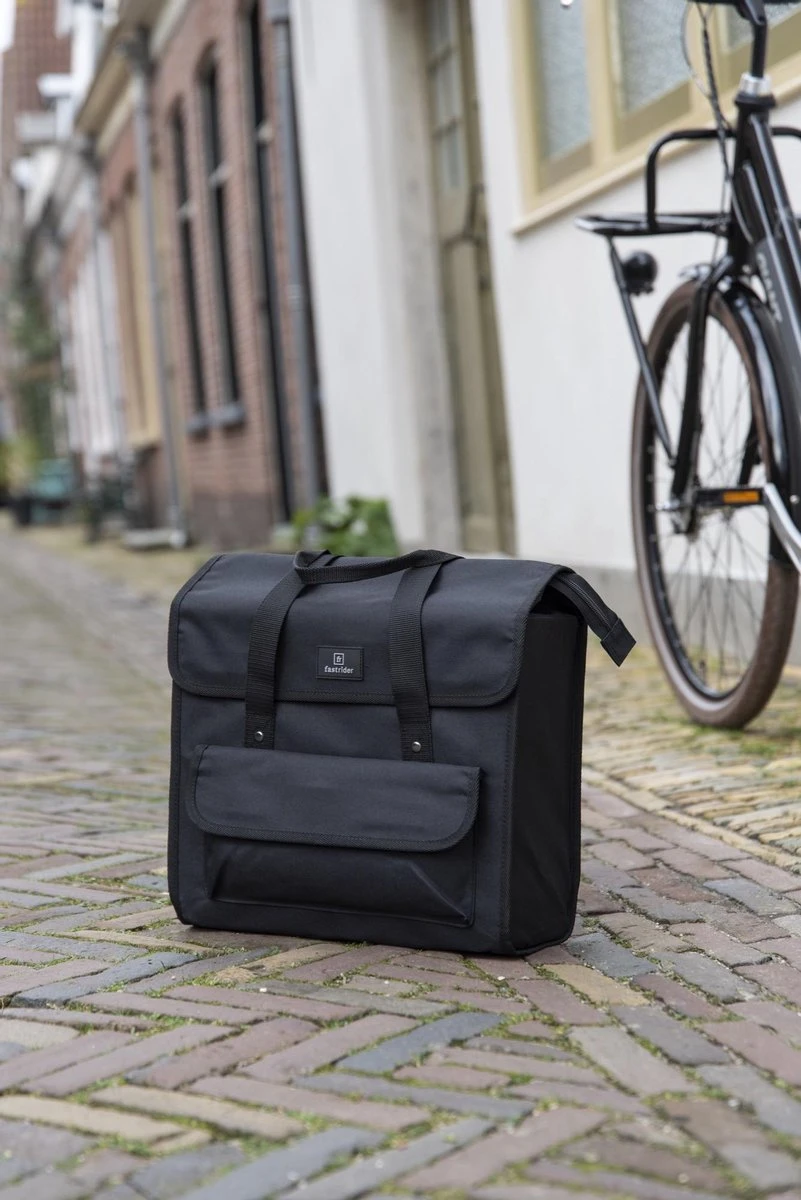 Fastrider Shopper Luxe Enkele Fietstas Zwart - 23L 5 Fastrider Shopper Luxe Enkele Fietstas Zwart - 23L - Afbeelding 5