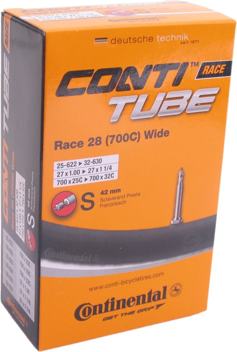 Continental Binnenband 28 Inch (25/32-622) Fv 42mm Zwart 1 Continental Binnenband 28 Inch (25/32-622) Fv 42mm Zwart