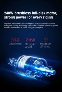 DYU D3F Opvouwbare Elektrische Fiets, Slimme Mountainbike Voor Volwassenen, 240W Aluminiumlegering Fiets Verwijderbare 36V/10Ah Lithium-ion Batterij Met 3 Rijmodi 23 DYU D3F Opvouwbare Elektrische Fiets, Slimme Mountainbike Voor Volwassenen, 240W Aluminiumlegering Fiets Verwijderbare 36V/10Ah Lithium-ion Batterij Met 3 Rijmodi -Fietsuitrustings Winkel 811x1200 4