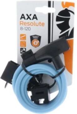 AXA Resolute 8/120 Kabelslot – Slot Voor Fietsen - Gebruiksvriendelijk - 120 Cm Lang - Diameter 8 Mm - Licht Blauw -Fietsuitrustings Winkel 817x1200 3