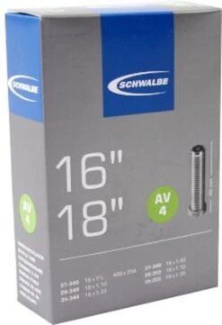 Schwalbe Binnenband - AV4 - 16 Inch X 1 3/8 - 18 X 1.35 - Auto Ventiel - 40mm 14 Schwalbe Binnenband - AV4 - 16 Inch X 1 3/8 - 18 X 1.35 - Auto Ventiel - 40mm -Fietsuitrustings Winkel 821x1200 3