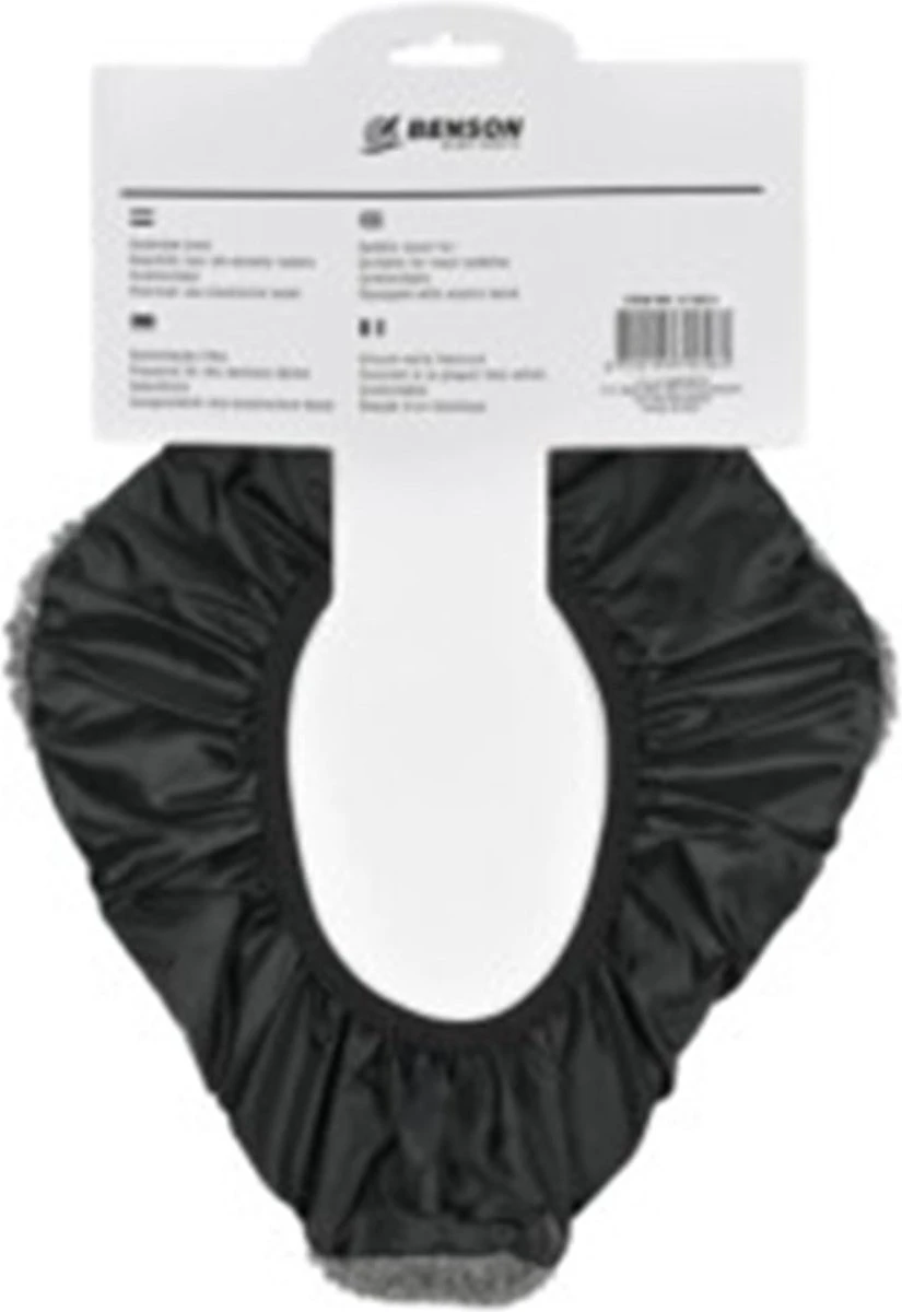 Benson Universele Fiets Zadeldek - Imitatie Schapenvacht - Bont - Grijs 2 Benson Universele Fiets Zadeldek - Imitatie Schapenvacht - Bont - Grijs - Afbeelding 2