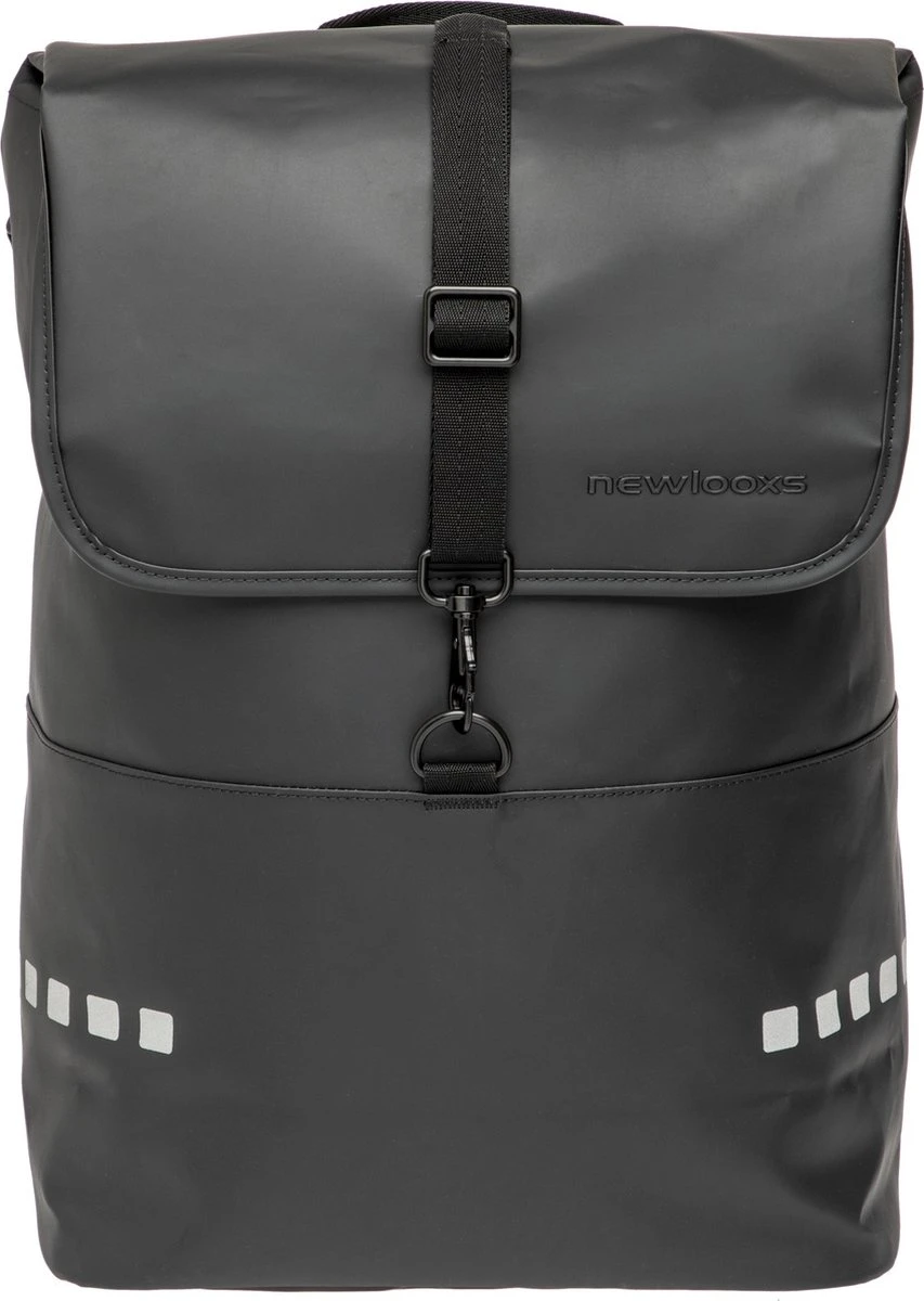 New Looxs Odense Backpack Fietsrugzak - 15 Inch Laptopvak - 18 Liter - Zwart 2 New Looxs Odense Backpack Fietsrugzak - 15 Inch Laptopvak - 18 Liter - Zwart - Afbeelding 2