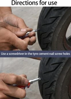 Merkloos Auto En Fietsband Banden Reparatieset Auto Motor Scooter Scootmobiel 4 Stuks - Bandenplakset - Proppenset - Auto Accessories -Fietsuitrustings Winkel 858x1200