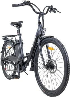Myatu E-bike 26 Inch City Pedelec Voor Dames En Heren, Elektrische Fiets Met 12,5Ah Accu, 6 Versnellingen Shimano, Derailleur Versnellingen, Achter Motor 250 W-Zwart 11 Myatu E-bike 26 Inch City Pedelec Voor Dames En Heren, Elektrische Fiets Met 12,5Ah Accu, 6 Versnellingen Shimano, Derailleur Versnellingen, Achter Motor 250 W-Zwart -Fietsuitrustings Winkel 871x1200 3