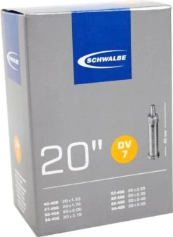 Schwalbe Binnenband 20 X 1.50/2.50 (40/62-406) Dv 40 Mm -Fietsuitrustings Winkel 877x1200 2