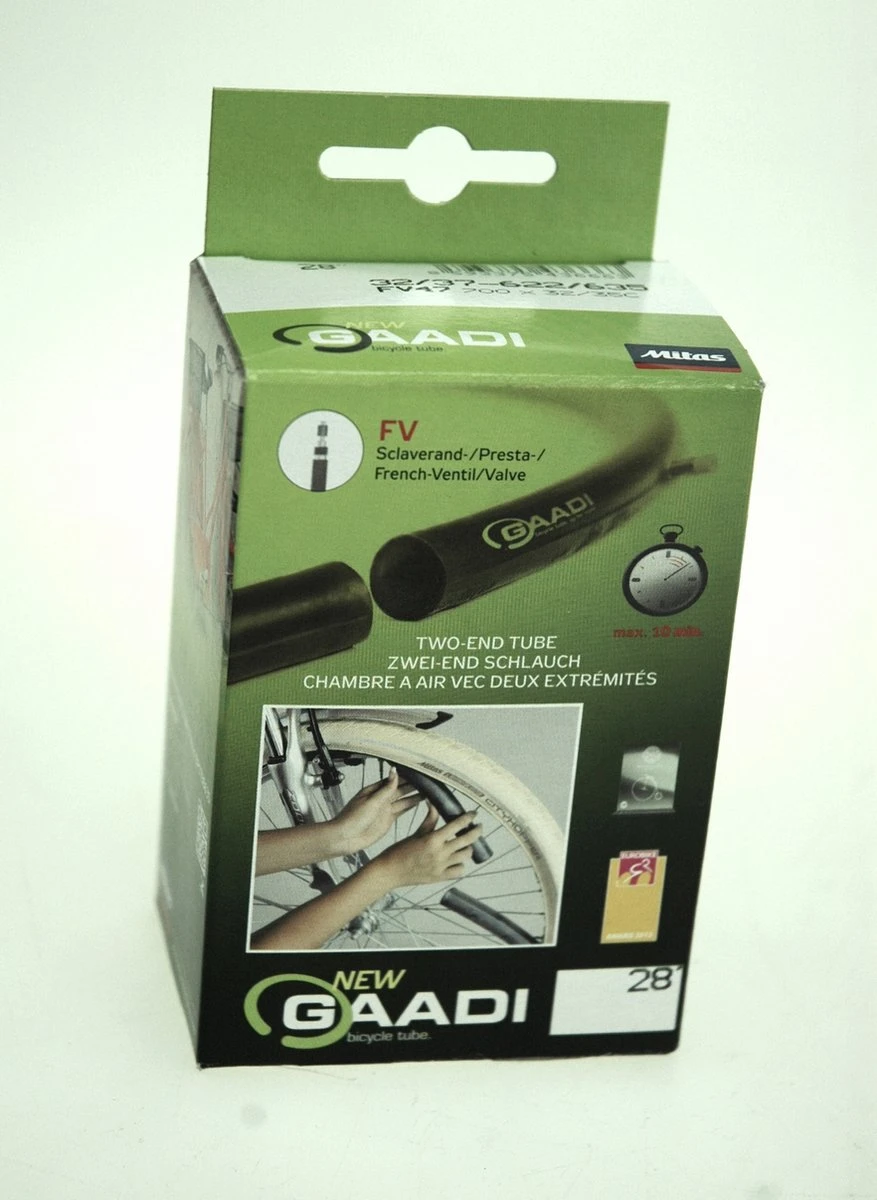 Gaadi Binnenband 28 Inch (32/37-622/635) Fv 47mm 1 Gaadi Binnenband 28 Inch (32/37-622/635) Fv 47mm