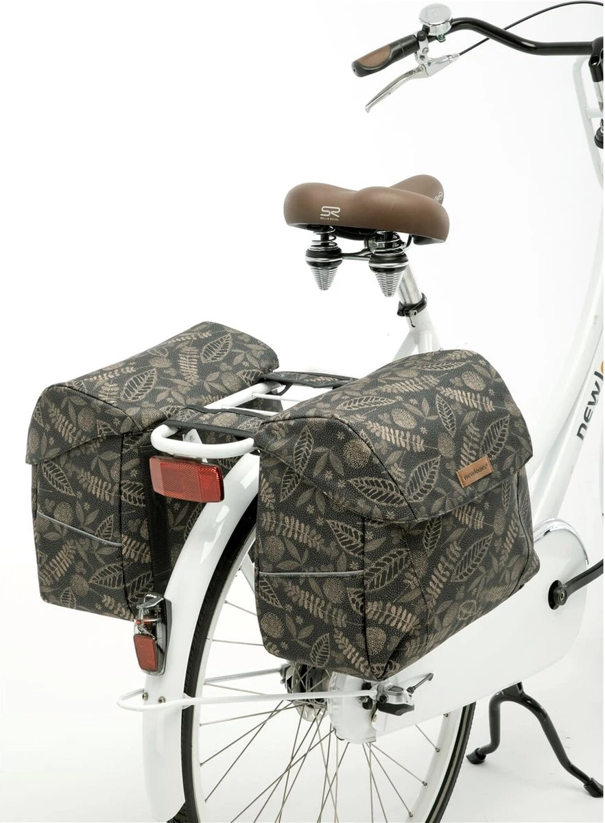New Looxs Joli Double Nomi Dubbele Fietstas - 37 Liter - Zwart 14 New Looxs Joli Double Nomi Dubbele Fietstas - 37 Liter - Zwart - Afbeelding 14