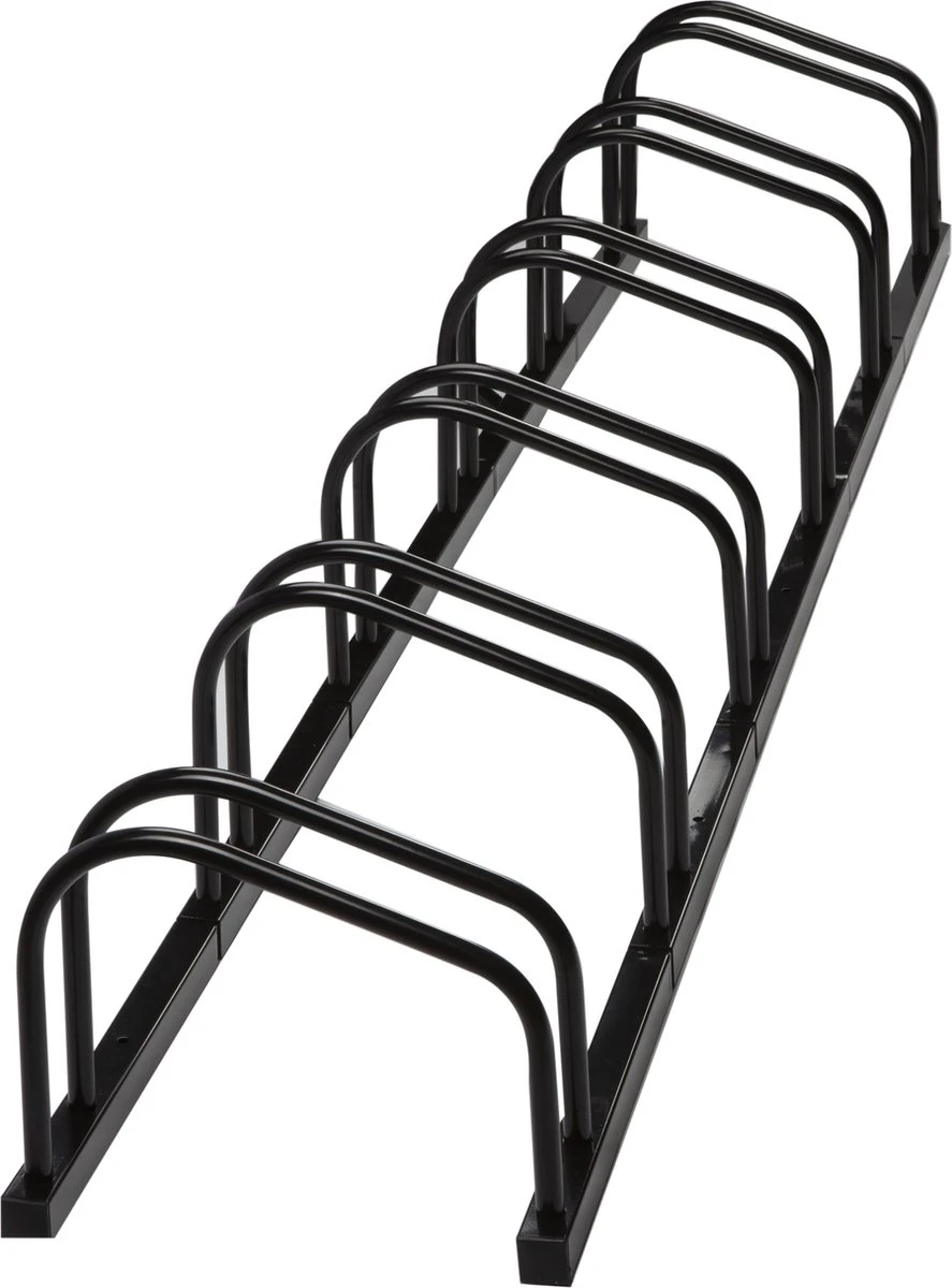 Alora Fietsenrek Voor 6 Fietsen Zwart- Met Muurbevestiging - Fietsen Rek 3 Alora Fietsenrek Voor 6 Fietsen Zwart- Met Muurbevestiging - Fietsen Rek - Afbeelding 3