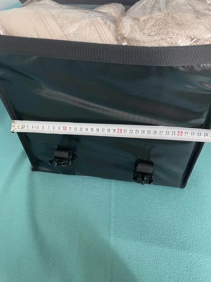 BayNL- Waterdicht - Dubbele - Bisonyl - Fietstas- Reflectoren - Zwart – 34cmX16.2cmX32cm=35 Liter 2 BayNL- Waterdicht - Dubbele - Bisonyl - Fietstas- Reflectoren - Zwart – 34cmX16.2cmX32cm=35 Liter - Afbeelding 2