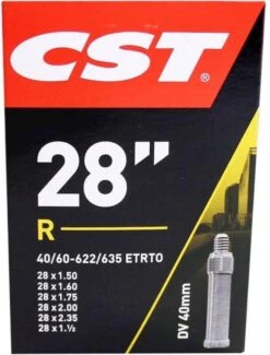 Cst Binnenband 28 X 1.50/2.35 Inch (40/60-622/635) Dv 40 Mm -Fietsuitrustings Winkel 912x1200 1