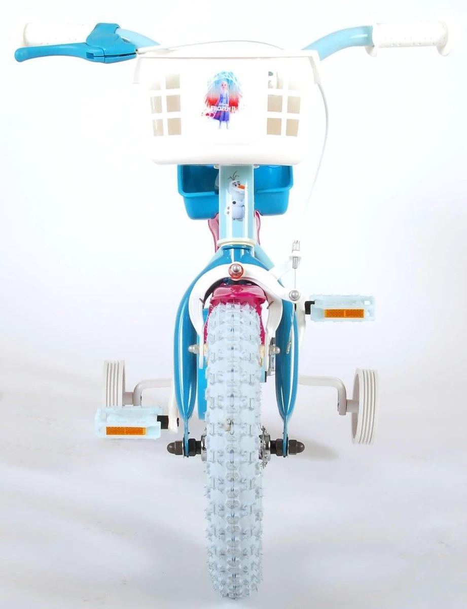 Volare Disney Frozen 2 Kinderfiets - Meisjes - 12 Inch - Blauw/Paars 3 Volare Disney Frozen 2 Kinderfiets - Meisjes - 12 Inch - Blauw/Paars - Afbeelding 3