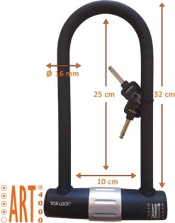 Beugelslot Scooter, Motor & Fiets Top-Lock ART 4 - 32cm -Fietsuitrustings Winkel 941x1200 3