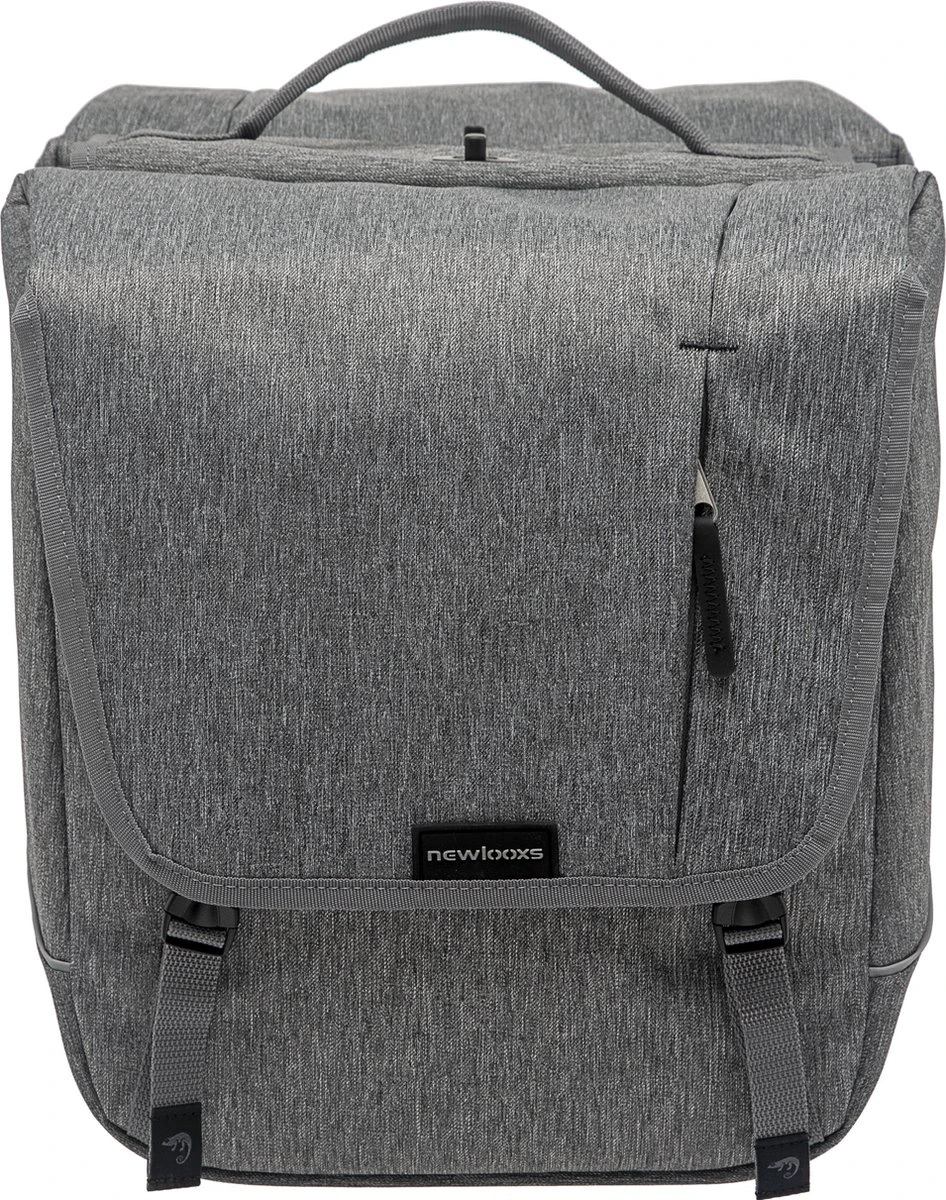 New Looxs Nova Detachable Dubbele Fietstas - Afneembaar - 32 Liter - Grijs 14 New Looxs Nova Detachable Dubbele Fietstas - Afneembaar - 32 Liter - Grijs - Afbeelding 14