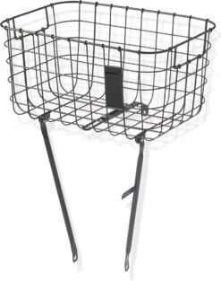 Basil Robin Fietsmand - Voor - Inclusief Bevestigingsmateriaal - Zwart -Fietsuitrustings Winkel 948x1200