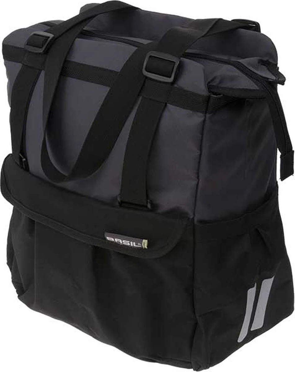 Basil Shopper Enkele Fietstas - Zwart - 20 Liter 20 Basil Shopper Enkele Fietstas - Zwart - 20 Liter - Afbeelding 20