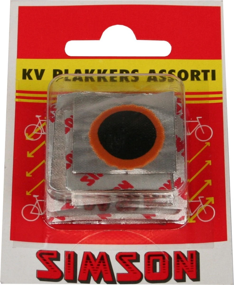 Simson Bandenplakkers - Fietsbandreparatie - Rond - Ø 33 Mm - 8 Stuks 2 Simson Bandenplakkers - Fietsbandreparatie - Rond - Ø 33 Mm - 8 Stuks - Afbeelding 2