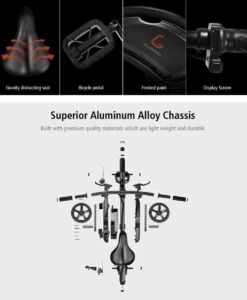 Matrix E Bike - Kugoo B2 Pro - Elektrische Opvouwbare Fiets/step 14 Inch 400W - Met Trappers - Snelheid Max. 45 Km/u -Fietsuitrustings Winkel 989x1200 1