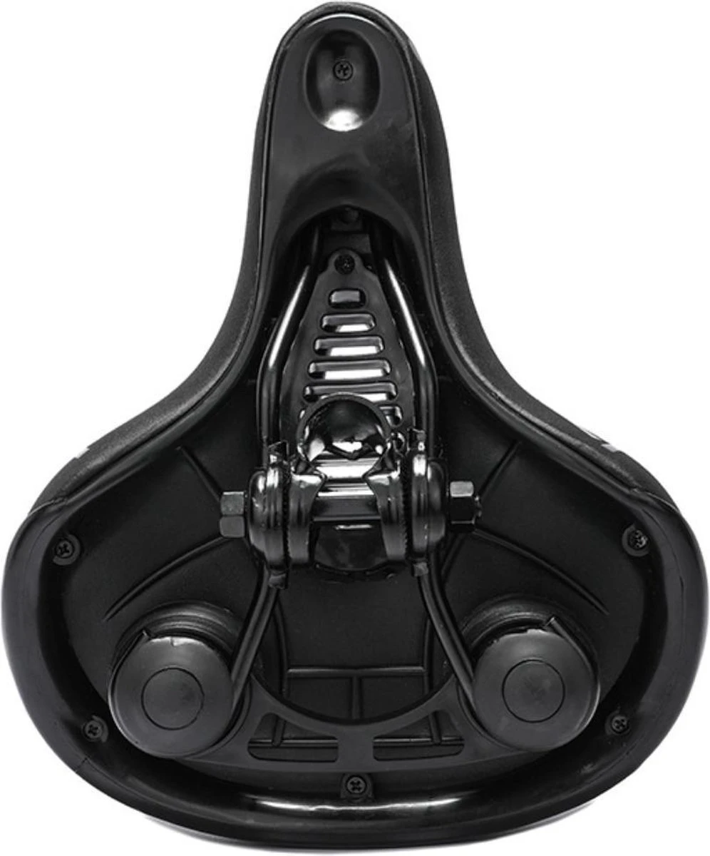 Voltano Fietszadel Met Gelpads - Zwart/Blauw - Uitsparing - Zadelvering - Unisex - Incl. Gratis Zadelstrop 8 Voltano Fietszadel Met Gelpads - Zwart/Blauw - Uitsparing - Zadelvering - Unisex - Incl. Gratis Zadelstrop - Afbeelding 8